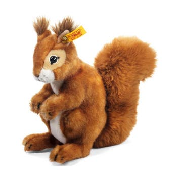 Steiff knuffel eekhoorn Niki pluche van €69,90 voor €34,95, Ophalen of Verzenden, Nieuw
