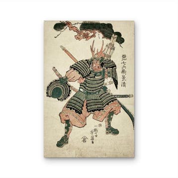 Aku Shichibei Kagekiyo () Musha-e () Ukiyo-e -