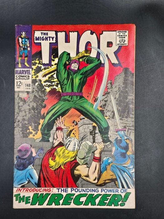 Thor (Vol. 1) #148 - First appearance of The Wrecker; Origin, Boeken, Strips | Comics