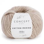 Katia Concept Cotton-Merino - 104 beige - Katoen/Merino Ga, Ophalen of Verzenden, Nieuw