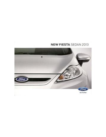 2013 FORD FIESTA SEDAN BROCHURE BRAZILIË, Nieuw, Ford, Author