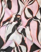 Linnen Orgon Zwart/Wit/Roze, Nieuw, Zwart