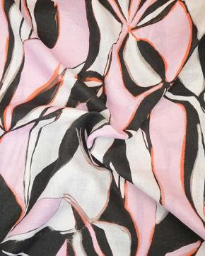 Linnen Orgon Zwart/Wit/Roze, Nieuw, Zwart
