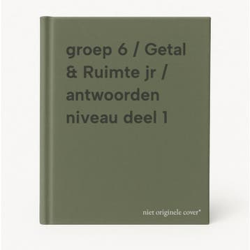 groep 6 / Getal & Ruimte jr / antwoorden niveau deel 1, Verzenden, Zo goed als nieuw