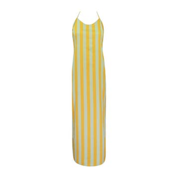 Modetrotter • lange gestreepte jurk • 38, Kleding | Dames, Jurken, Maat 38/40 (M), Verzenden, Geel, Nieuw