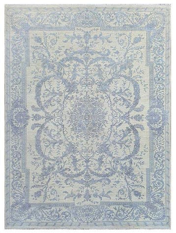 Designer tapijt met zijde - Vloerkleed - 363 cm - 276 cm, Nieuw