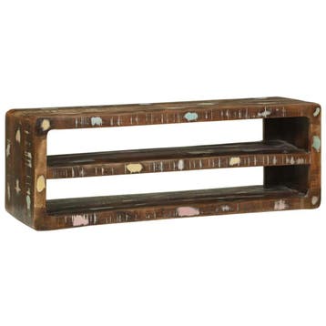 vidaXL TV-kast Multikleur 100 x 32 x 36 cm Massief, Verzenden, Nieuw