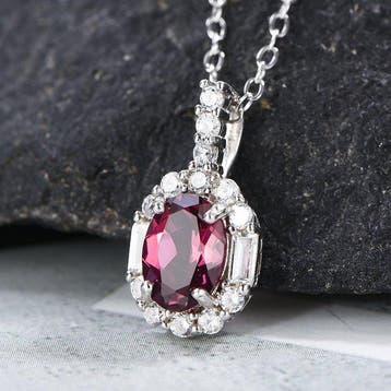 Zonder minimumprijs - Ketting met hanger Zilver, Verguld,
