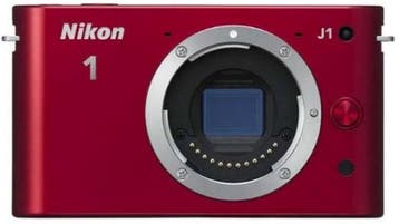 Nikon 1 J1 Systeemcamera Body - Rood (In doos), Verzenden, Zo goed als nieuw