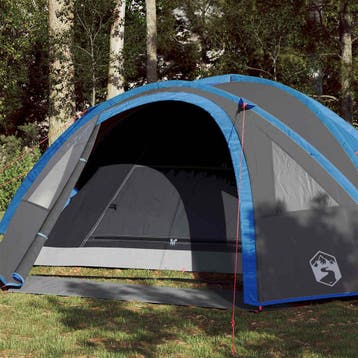 vidaXL Koepeltent 4-persoons waterdicht blauw, Verzenden, Nieuw, Tot en met 2