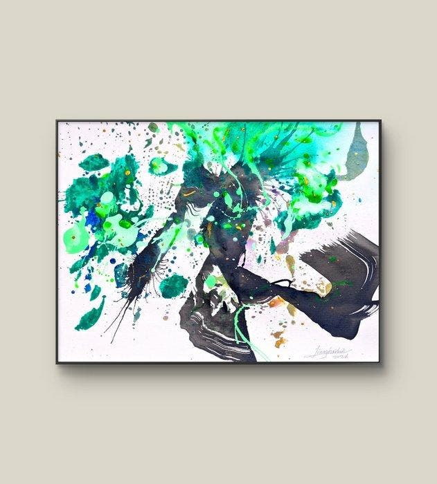 LIANG Hailun - When the Wind Rises N°1, Antiek en Kunst, Kunst | Schilderijen | Modern