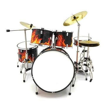 Miniatuur decoratief real flames drumstel, Ophalen of Verzenden, Nieuw, Overige typen