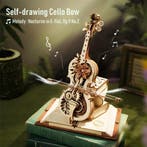 ROKR Magic Cello – 3D Houten Muziekdoos (AMK63), Verzenden, Nieuw