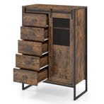 LIVSK Vloerkast - Ruime Opbergoplossing - Verstelbare Planke, Huis en Inrichting, Verzenden, Nieuw