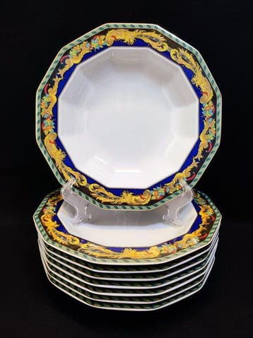 Rosenthal - Versace - Bord (8) - 22,8 cm 8er Set