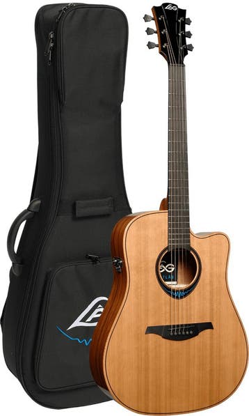 LAG BlueWave 2 TBW2DCE Dreadnought Cutaway Electro-akoestisc, Verzenden, Nieuw