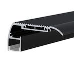 LED Strip Profiel Trap | 3 Meter uit één stuk | Zwart | 27., Huis en Inrichting, Lampen | Overige, Ophalen of Verzenden, Nieuw