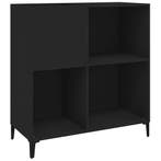 Platenkast Zwart 84.5x38x89 | Retourdeal 61% Korting, Ophalen of Verzenden, Nieuw