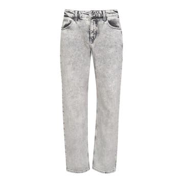MAC • gebleekte Straight jeans • 36, MAC, Verzenden, Nieuw, Grijs