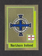 1980 Panini #224 Europa 80 - Badge: Northern Ireland - 1, Nieuw