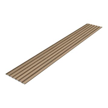 Wandpanelen Borger 3D set van 10 licht eikenkleurig 195x30 c, Verzenden, Nieuw