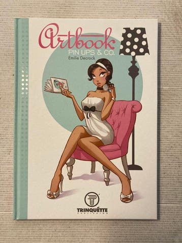 Pinups & Co Emilie Decrock Hardcover Artbook - No Reserve, Nieuw