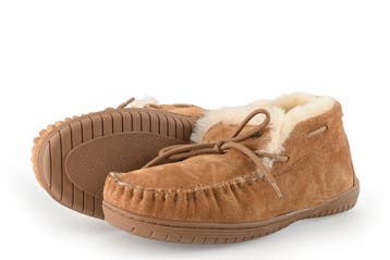 Warmbat Pantoffels in maat 41 Cognac, Overige kleuren, Verzenden, Zo goed als nieuw, Pantoffels of Sloffen