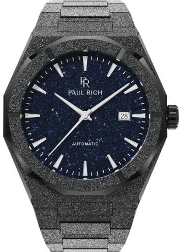 Paul Rich Frosted Star Dust II Black FSDA03 Automatic, Overige merken, Staal, Verzenden, Polshorloge