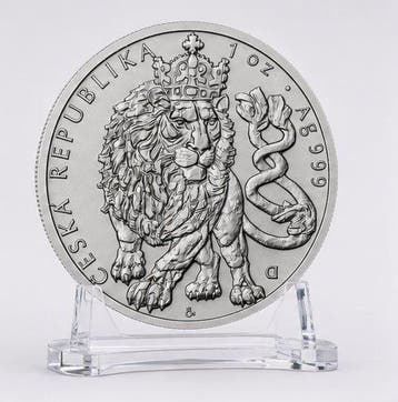 Niue. 2 Dollars 2026 – Czech Lion – 1 oz Silver – 2 Dollars