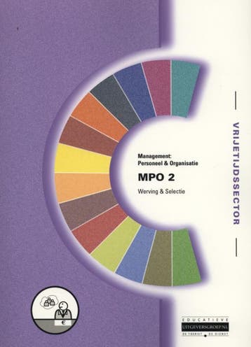 MPO 2 personeelsmanagement 9789400200654, Zo goed als nieuw