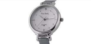 2dekans | Pierre Cardin Classic Dameshorloge Blauw/Zilver -, Ophalen of Verzenden, Zo goed als nieuw