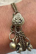 Etnografisch en fascinerend Berberarmbandje van alpaca met, Antiek en Kunst, Curiosa en Brocante