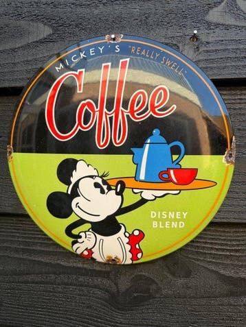 Disney - Mickeys Coffee Disney Blend - Emaille bord -