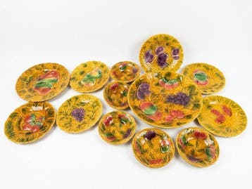 Sarreguemines - Tafelservies (13) - Keramiek - Servies en