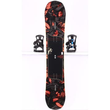 155 dames snowboard SALOMON WONDER, Black/orange, CAMBER, Sport en Fitness, Verzenden, Gebruikt