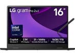 LG Gram Pro 16T90TP-G - Hybride (2-in-1) - Intel Core Ultra, Verzenden, Zo goed als nieuw, LG