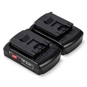 Starterset: 2x Bosch GBA 18V / 1600Z00035, 123accu huismerk, Verzenden, Nieuw