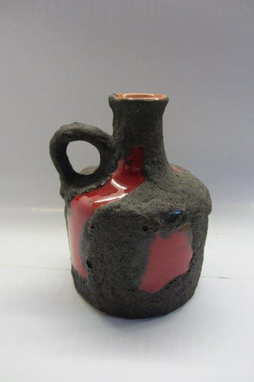 Dorothea Roth - Vaas - Keramiek - Vaas vintage fat lava