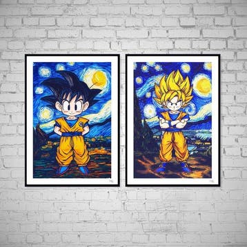 SKE - Goku Vs Super Saiyan SPLIT