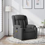 vidaXL Massagestoel in donkergrijze stof, Verzenden, Nieuw