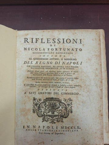 Nicola Fortunato - Riflessioni intorno al commercio antico,, Antiek en Kunst, Antiek | Boeken en Bijbels