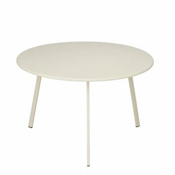 Mica Decorations Seatle Bijzettafel Rond Buiten Creme |, Verzenden, Nieuw