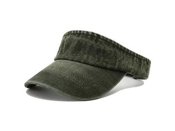 Veiling - Denim zonneklep - donkergroen, Kleding | Dames, Nieuw