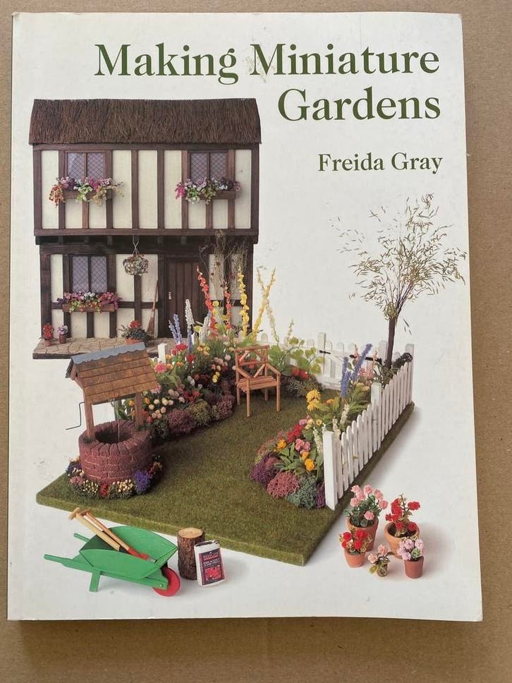 Miniatuurtuinen maken o.a. voor Poppenhuizen - Engels, Verzamelen, Poppenhuizen en Toebehoren, Zo goed als nieuw, Verzenden