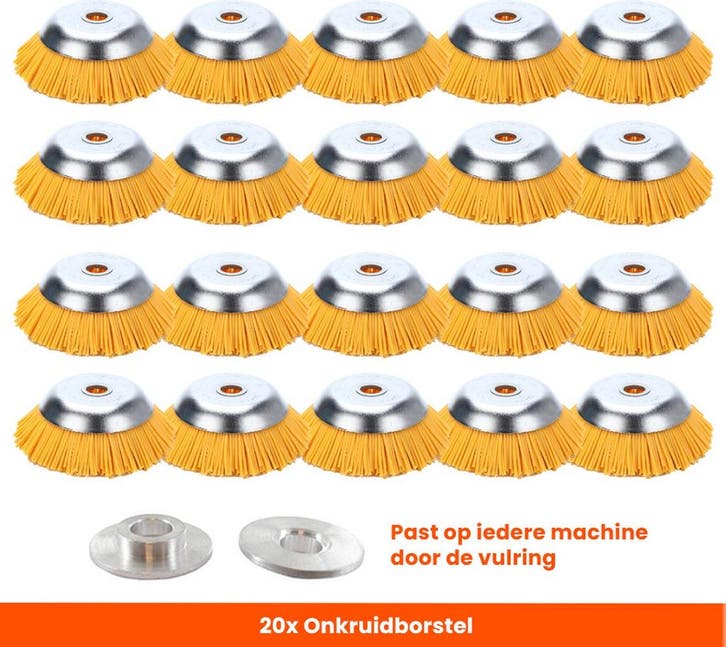 Set van 20 Stuks! Kibani Nylon Onkruidborstel 20 MM -, Tuin en Terras, Onkruidbranders, Nieuw
