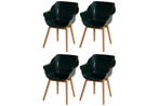 Set van 4 - Hartman Sophie Studio diningstoel - Night Green-, Tuin en Terras, Tuinstoelen, Verzenden, Nieuw, Overige materialen
