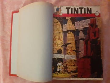 Tintin (magazine) - 2 Recueils (reliures amateurs) - Année, Boeken, Nieuw