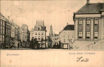 Nederland - de stad Groningen - Ansichtkaart (117) -, Gelopen