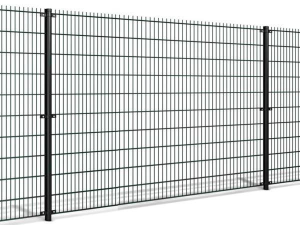 Veiling - Dubbelstaaf hekwerk zwart 2,03 x 100m, Tuin en Terras, Schuttingen