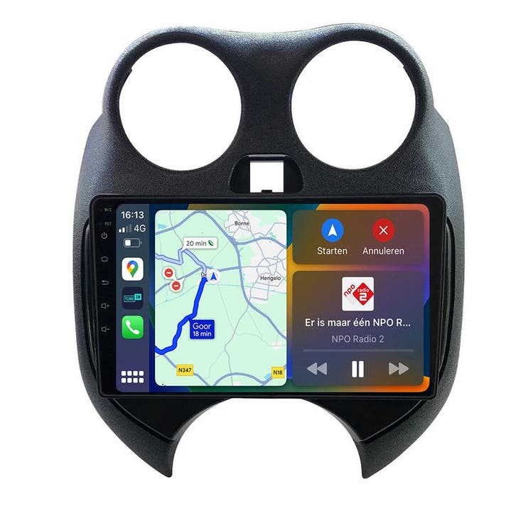 Android navigatie radio Nissan Micra 2010-2013, Android...., Auto diversen, Autoradio's